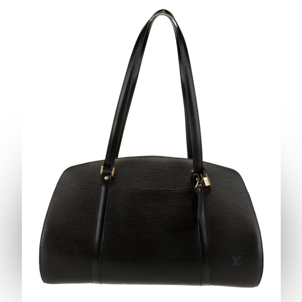 Louis Vuitton Black Leather tote - Picture 3 of 5
